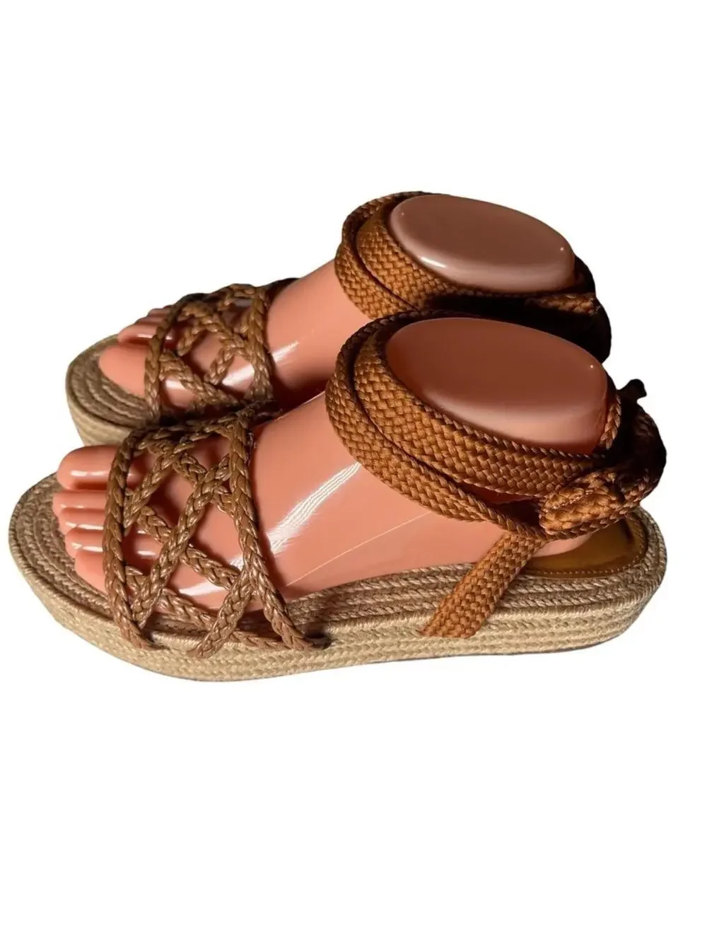 NWT Schutz Byana Platform Espadrille Sandals Sz 9.5B